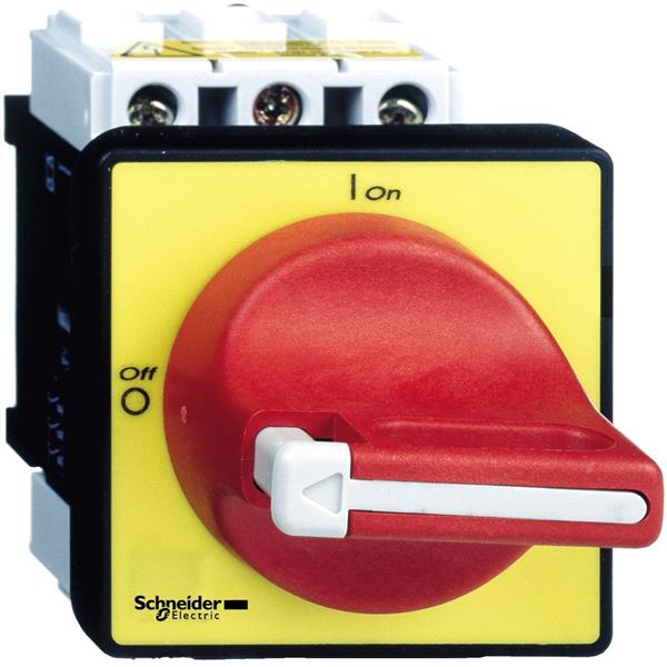 TELEMECANIQUE - Lastscheider VCD - 3P - 690V 25A - rode handgreep vergrendelbaar met hangslot