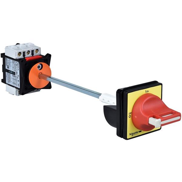 TELEMECANIQUE - Lastscheider VCCF - 3P - 690V 63A - rode handgreep vergrendelbaar met hangslot