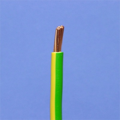 CABLEBEL - VOB H07V-U installatiedraad massief PVC 6mm² geel/groen