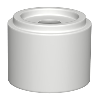 OBO BETTERMANN - Rehausse pour rail DIN H 20mm gris PVC