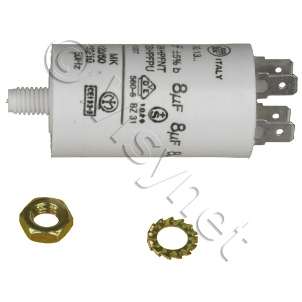 VEDELEC - Condensateur de demarage pour moteur sans fil 8uf 400V
