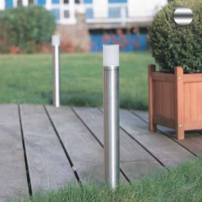 Bel-Lighting - Cubix Fl borne 1x15W TC-TSE E27 230V H265xD100mm inox brossé IP65
