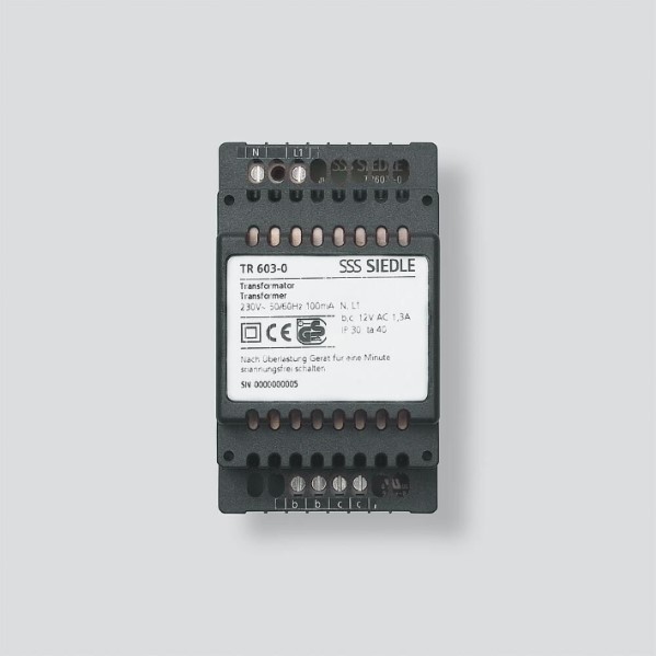 SIEDLE - Transformateur 230Vac-12Vac -1,3A