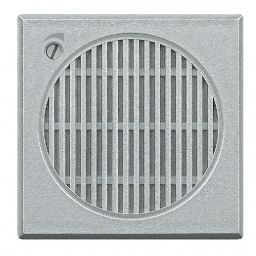 BTICINO - Sonnerie Axolute - 12 V - 3 tonalités avec réglage frontal - gris clair