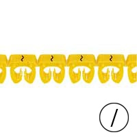 LEGRAND - Repère CAB 3 - signe / noir/jaune - sect. 4 à 6 mm²