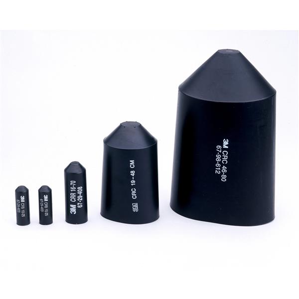 3M - SKE 8/20 warmtekrimp eindkap zwart ø 8mm - 20mm