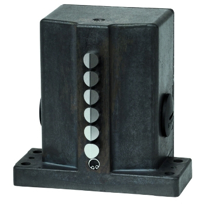 EUCHNER - Boitier multipiste GSBF 16mm 3x poussoir à galet 1NO+1NC M20