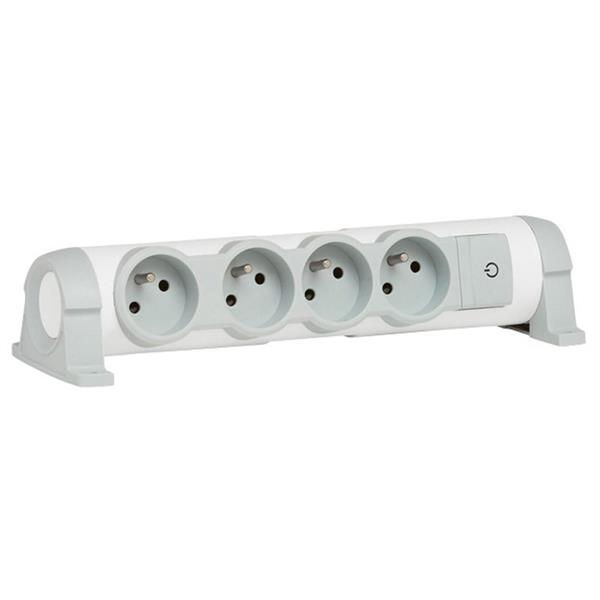 LEGRAND - Bloc multiprises rot. 4x(2P+T) avec terre - à raccorder