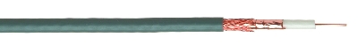 CABLES SPECIAUX - Coax 75 Ohm Telenet PVC gris indoor résistant UV 7mm <30m touret