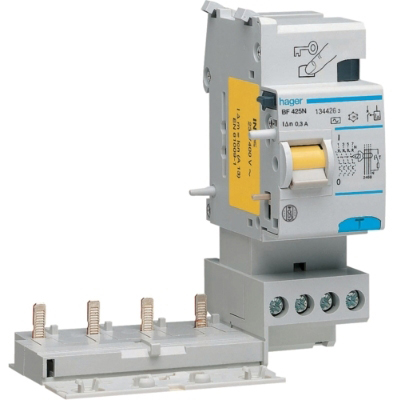 HAGER - Bloc différentiel 4P 40A 300mA type A