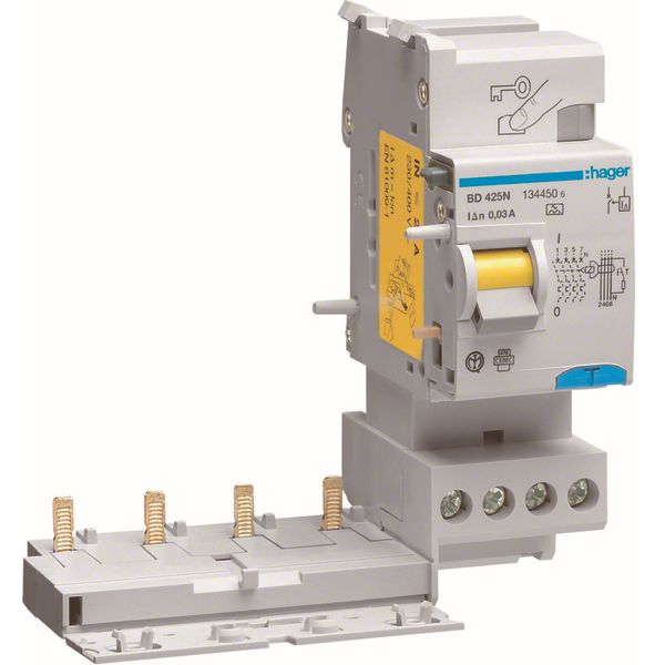 HAGER - Bloc différentiel 4P 25A 30mA type A