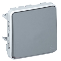 LEGRAND - Plexo wisselschakelaar 10A 250V - samenstelbaar - grijs