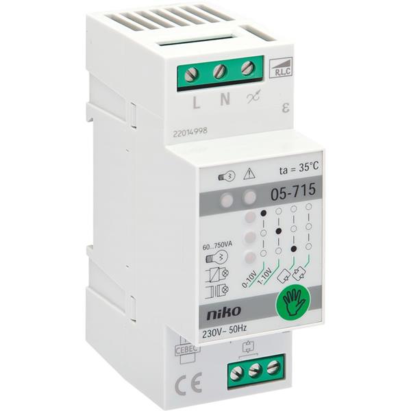 NIKO - Universele modulaire dimmer 750VA, breedte 2E