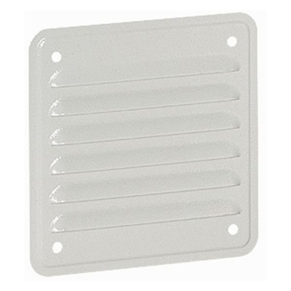 LEGRAND - Ouïe d'aération - 138 x 138 mm métal - RAL 7035 - coffr./arm.