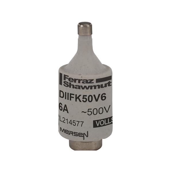 Mersen - Diazed fusible DII E27 6A rapide 500V vert