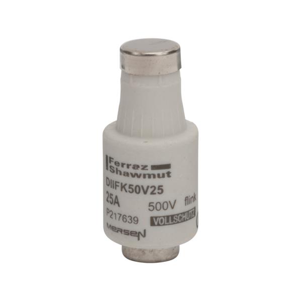Mersen - Diazed zekering DII (E27) 25A 500V FK snel - geel