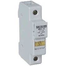 Mersen - Porte-fusible MSC10 1P+N - 1 module