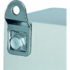 RITTAL - Wandbevestigingsbeugel tbv KL klemmenkast, wandafstand 8 mm, messing vernikkeld