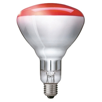 PHILIPS - BR125 Infrarouge 150W E27 Red dimmable lampe infrarouge industrie