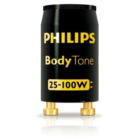 PHILIPS - BodyTone St 25-100W UNP starter zonnebanklamp zwart