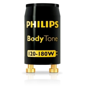 PHILIPS - BodyTone St 120-180W UNP starter zonnebanklamp zwart