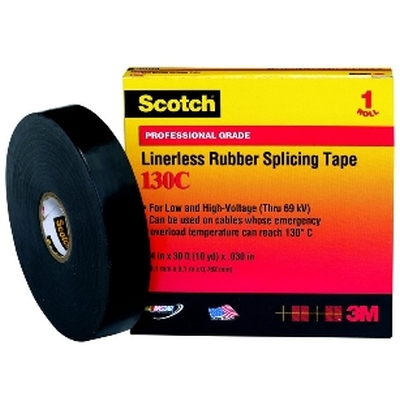 3M - 130C Scotch zelffuserende elektrische isolatietape EPR 19mm x 9,1m zwart