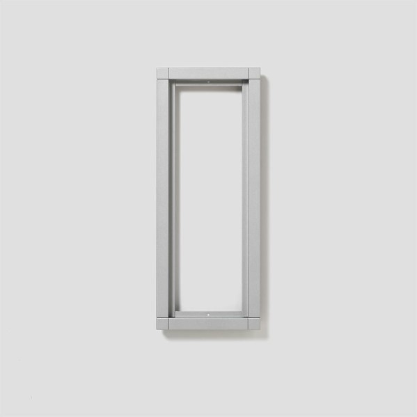 SIEDLE - Cadre combiné 3 modules, argent-métallique