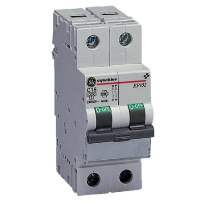 VYNCKIER - EP100 automatische schakelaar 10kA 2P D 16A