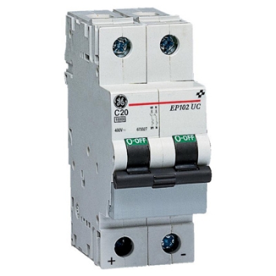 VYNCKIER - EP100 automatische schakelaar voor gelijkspanning 10kA 2P C 10A