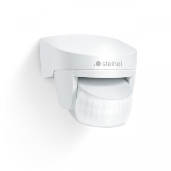 Steinel - Détecteur de mouvement, angle de régistration 140°, portée 14m, IP54, blanc