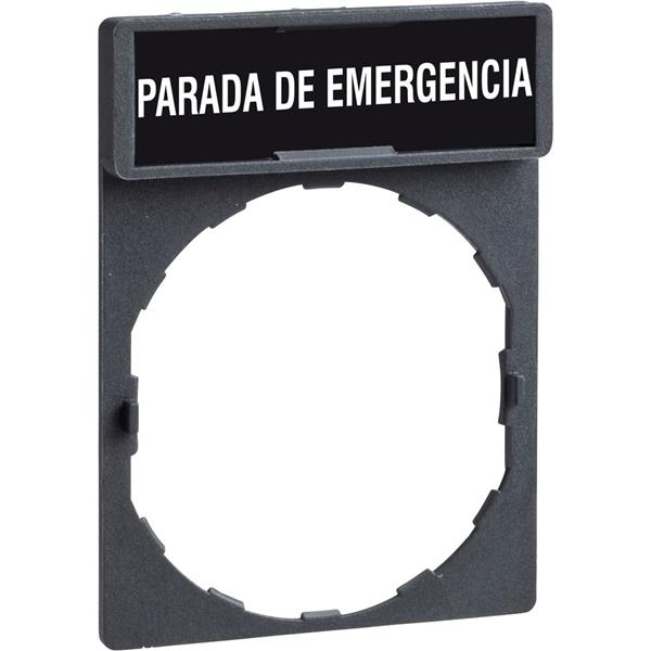 TELEMECANIQUE - Etikethouder 30 x 40 mm standaard - ø 22 - met etiket parada de emerge