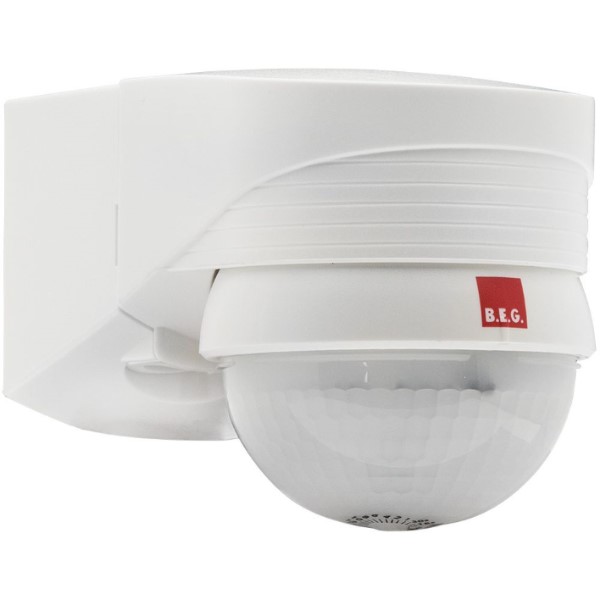 Luxomat - DÚtecteur de mouvement extÚrieur 280 , portÚe 16m, blanc
