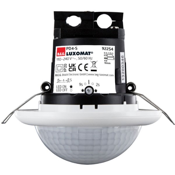 Luxomat - DÚtecteur de prÚsence PD4-Esclave, portÚe Ï 24m, faux plafond