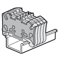 LEGRAND - Cloison terminale bloc ressort 2E/2S pas 5 mm - Viking 3