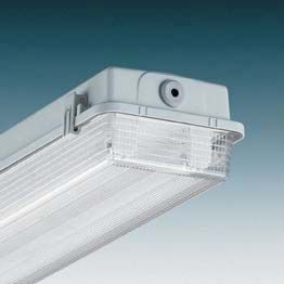 SODIREP - PEP (Eteco) opbouw armatuur TL 2x58W EVG plexi polycarbonaat - IP65 IK07