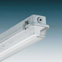 SODIREP - PEP (Eteco) opbouw armatuur TL 1x58W EVG plexi polycarbonaat - IP65 IK07