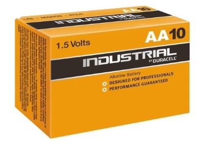 DURACELL - Batterij Alkaline Industrial - AA - 1,5V - LR6 - doos 10 stuks