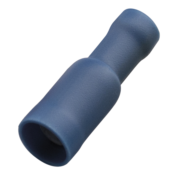 Haupa - Rondstekerhuls blauw volledig geïsoleerd PVC 1,5-2,5mm² stekker 5mm