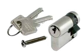 VYNCKIER - Profielhalfcilinder met vaste baard en 2 sleutels V2432E