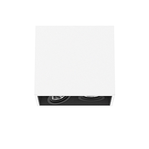 FLOS - COMPASS BOX SMALL Surface for QR-CBC 51 lamp. Max. 2x35W.10º 60º. White