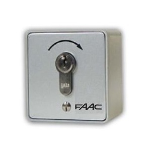 FAAC - FAAC KEY 1 Contact à clé protégé, montage apparent (IP 54) 3 clefs incl.