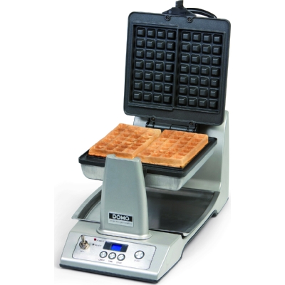 Domo - Gaufrier rotatif - 1400W - 2 gaufres - épaisse 2,6cm