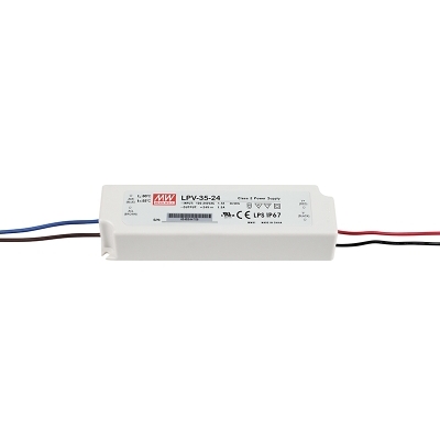 UNI-BRIGHT - Alimentation LED tension continue Eco II 36W 148x40x30mm 12Vdc IP67