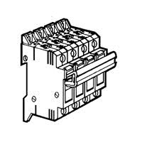 LEGRAND - Coupe-circuit SP38 3P+N Pour cartouches ind. 10x38mm