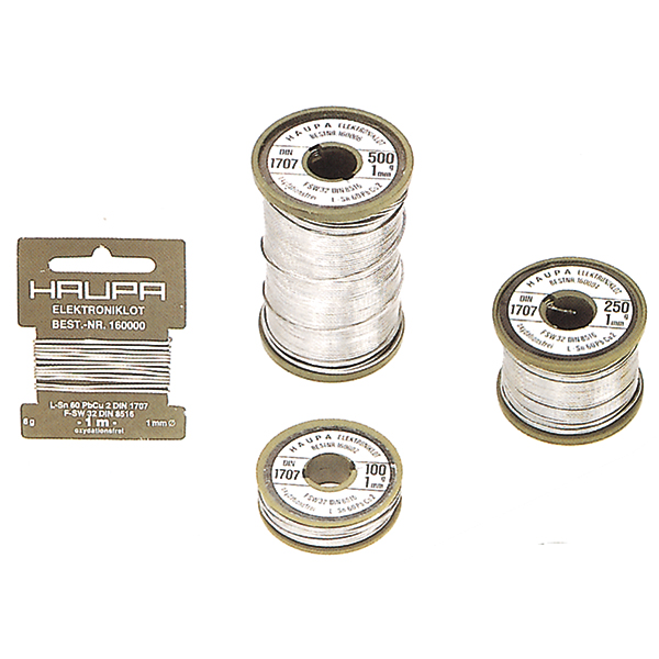 Haupa - Soudure Sn 60% 1,5mm 500g
