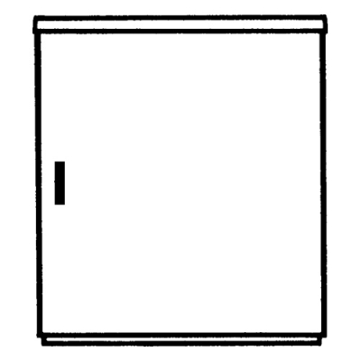 VYNCKIER - Gemonteerde voetpadkast EH3/F-1