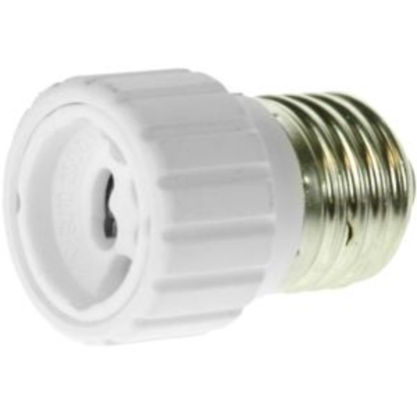 ELIMEX BVBA - Adaptateur de socket - E27 mâle - GU10 femelle - Céramique - Blanc