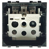 BTICINO - LivingLight - Contactdoos 2P+A 16A 250V 2 modules steekklemmen zonder toets