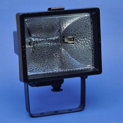 PIL - Projecteur hermétique halogène 500W noir