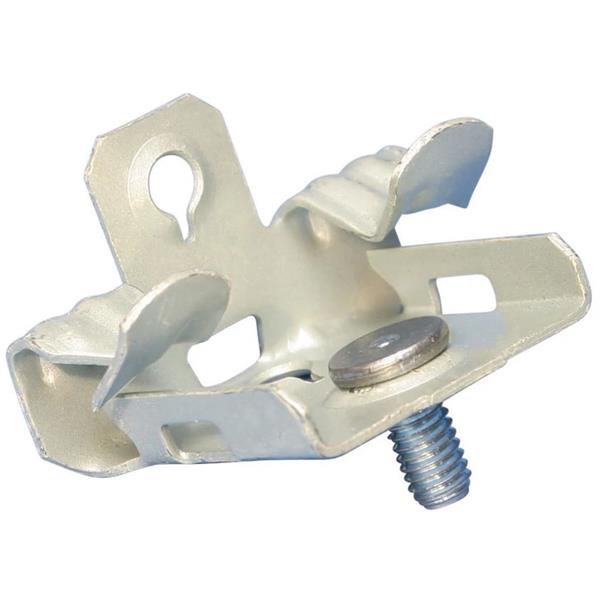 ERICO - Flens clip, bodem montage met draadeind, Verenstaal, 14-20 mm (9/16''-3/4'') Fle